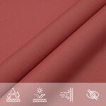 vidaXL Voile de parasol tissu oxford carré 6x6 m terre cuite