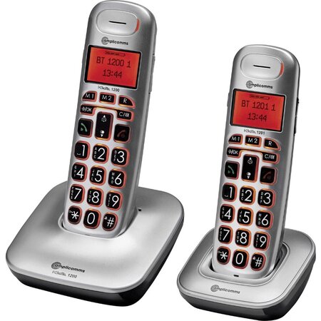 Téléphone  fixe senior DUO Bigtel 1202 par amplicomms