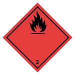 Étiquette vélin pour transport de matières dangereuses matières et objets divers dangereux (lot de 1000)