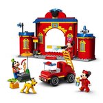 Lego 10776 disney la caserne et le camion de pompiers de mickey et ses amis  jeu de construction