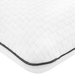 vidaXL Coussin de sommeil Uni Blanc 70 x 35 x 10 cm