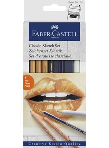 Set d'esquisse Classique 6 pièces FABER-CASTELL