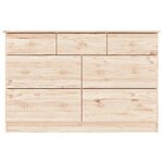 vidaXL Commode ALTA 112x35x73 cm bois massif de pin