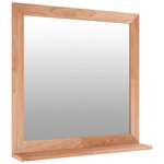 vidaXL Ensemble de meubles de salle de bain 3 Pièces Bois massif de noyer
