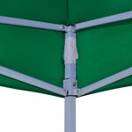 vidaXL Toit de tente de réception 4x3 m Vert 270 g/m²