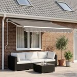 vidaXL Lambrequin de rechange pour 3 m Gris clair Polyester