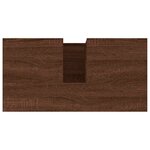 vidaXL Armoire de bain chêne marron 65x33x60 cm bois d'ingénierie