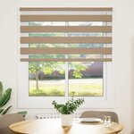 vidaXL Store zèbre marron sable largeur du tissu 115 9 cm polyester