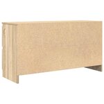 vidaXL Meuble TV chêne sonoma 100x35x54 cm bois d'ingénierie