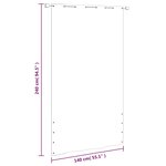 vidaXL Écran de balcon Beige 140x240 cm Tissu Oxford