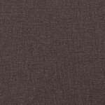 vidaXL Coussin de tête de lit marron foncé 90 cm tissu