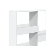 vidaXL Bibliothèque/Cloison de séparation blanc 100x33x115 cm