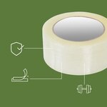 Pack and Move - Lot 6 Rouleaux Ruban Adhésif Transparent Pour Emballage Et Déménagement - 100 M - Qualité Premium