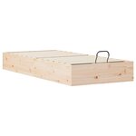 vidaXL Cadre de lit ottoman avec rangement Naturel 80 x 200 cm