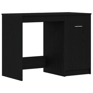 vidaXL Bureau Chêne noir 100 x 50 x 76 cm Bois d'ingénierie