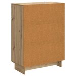 vidaXL Buffet Chêne artisanal 66 x 34 5 x 90 cm Bois d'ingénierie