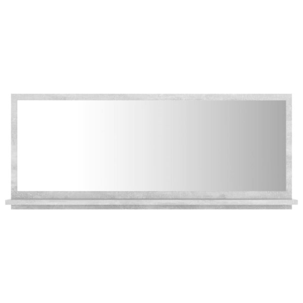 Miroir de salle de bain 90 x 10 5 x 37 cm aggloméré gris 02_0006946