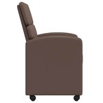 vidaXL Chaises de salle à manger 2 Pièces Marron 58 x 65 x 98 cm