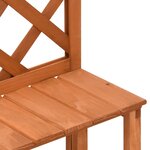 vidaXL Support de plantes et treillis 70x42x115cm Bois de sapin massif