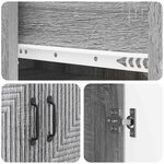 vidaXL Ensemble de Meubles 2 Pièces Sonoma gris 66 x 34 5 x 89 5 cm
