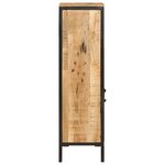 vidaXL Armoire de salle de bain 40x27x90cm bois massif manguier et fer