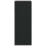 vidaXL Bibliothèque noir 34x31x80 cm bois d'ingénierie