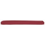 vidaXL Set de coussins de palette 2 Pièces Rouge bordeaux 200 x 40 x 8 cm