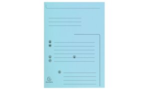 Paquet de 25 chemises 2 rabats SUPER 250 Contact - 24x32cm x 5 EXACOMPTA