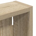 vidaXL Armoire murale de salle de bain Chêne Sonoma 30 x 10 x 50 cm