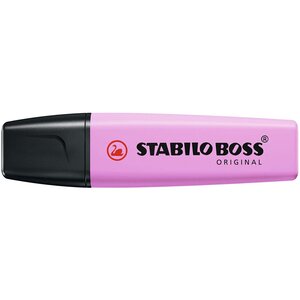 Surligneur BOSS ORIGINAL Pastel  mauve givré x 10 STABILO