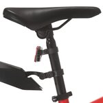 vidaXL Vélo de montagne 21 vitesses Roues de 26 pouces 42 cm Rouge