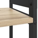 vidaXL Bibliothèque Chêne sonoma 60 x 30 x 83 cm Bois d'ingénierie