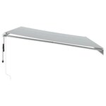 vidaXL Auvent rétractable automatique anthracite et blanc 500x300 cm