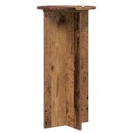 vidaXL Support de Plante 2 pièces Bois ancien 40 x 40 x 80 cm