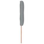 vidaXL Tête de lit LED gris clair avec boutons de 80 cm en tissu