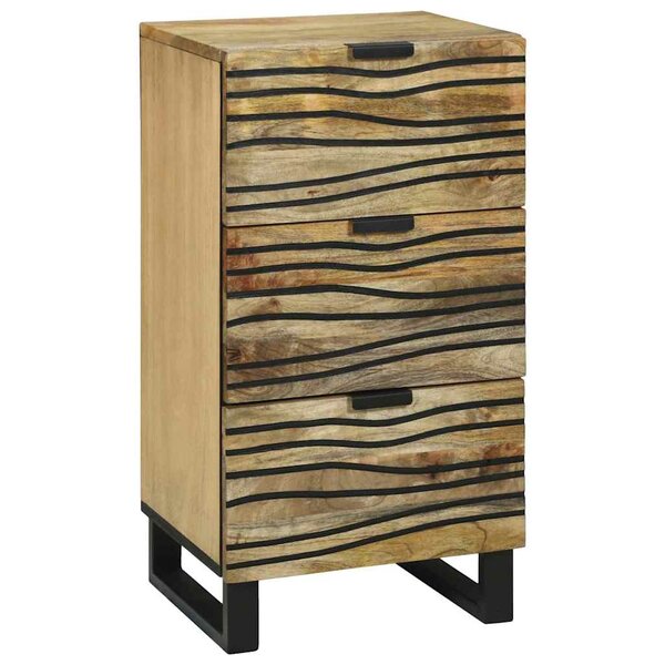 vidaXL Buffet Marron 40 x 33 x 75 cm bois de manguier massif