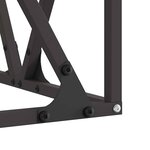 vidaXL Braise Marron 50 x 50 x 35 cm Acier Corten