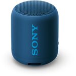 Sony srsxb12l.ce7 enceinte portable - bluetooth - extra bass - waterproof - 16h d'autonomie - bleu
