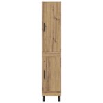 vidaXL Haut Armoire Chêne artisanal 34 5 x 34 x 180 cm
