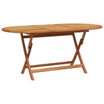 Set de jardin 7 pièces vidaXL beige en bois d'acacia et en poly rotin
