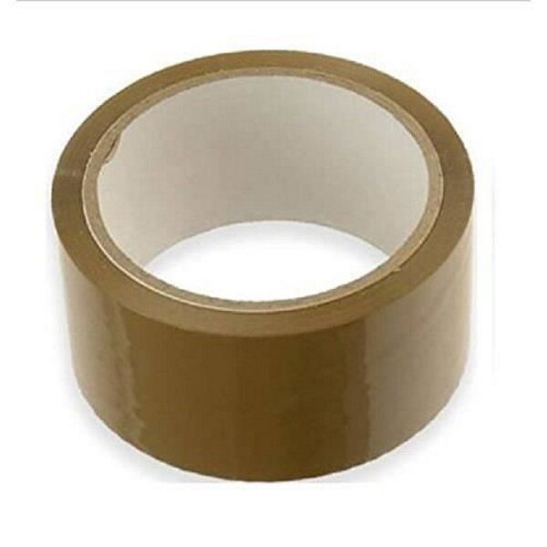 Ruban d'emballage professionnel 50mm * 66 m en pp marron - havane