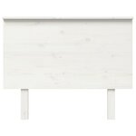 vidaXL Tête de lit Blanc 104x6x82 5 cm Bois massif de pin