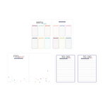 Agenda 2021-2022 - Multilingue - 17x12cm - Velours Papillon Tulle Pailleté Bleu
