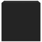 vidaXL Meuble TV mural avec lumières LED noir 40 5x35x40 cm