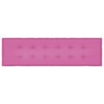 vidaXL Coussin de Banc de Jardin Rose 180x50x4 cm Tissu Oxford