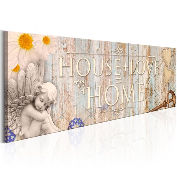 Tableau - mathematics of love l x h en cm 150x50