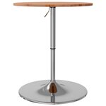 vidaXL Table de bar Ø60x89 5 cm bois massif de hêtre