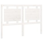 vidaXL Tête de lit Blanc 140 5x4x100 cm Bois massif de pin