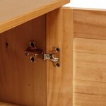 vidaXL Ensemble de mobilier de salle de bain VIGO 2 Pièces Marron