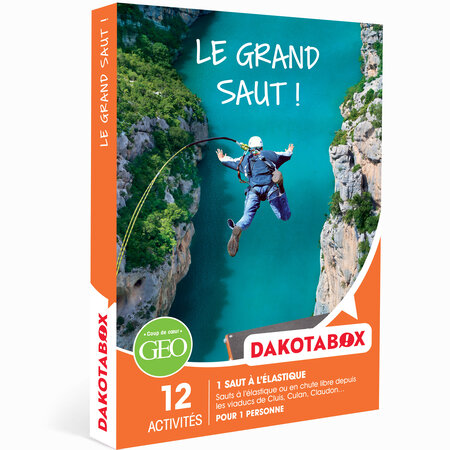 DAKOTABOX - Coffret Cadeau Le grand saut ! - Sport & Aventure